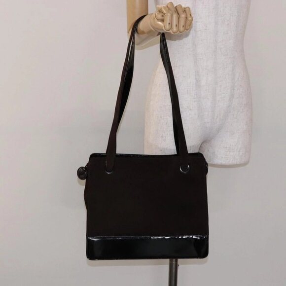 CHANEL Tote Bag Suede Brown CC Auth bs28665 - Picture 3 of 16
